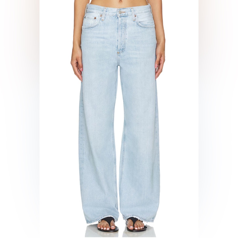 AGOLDE Low Slung Baggy Jeans in Fragment